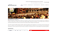 Desktop Screenshot of blackarrowconferences.com